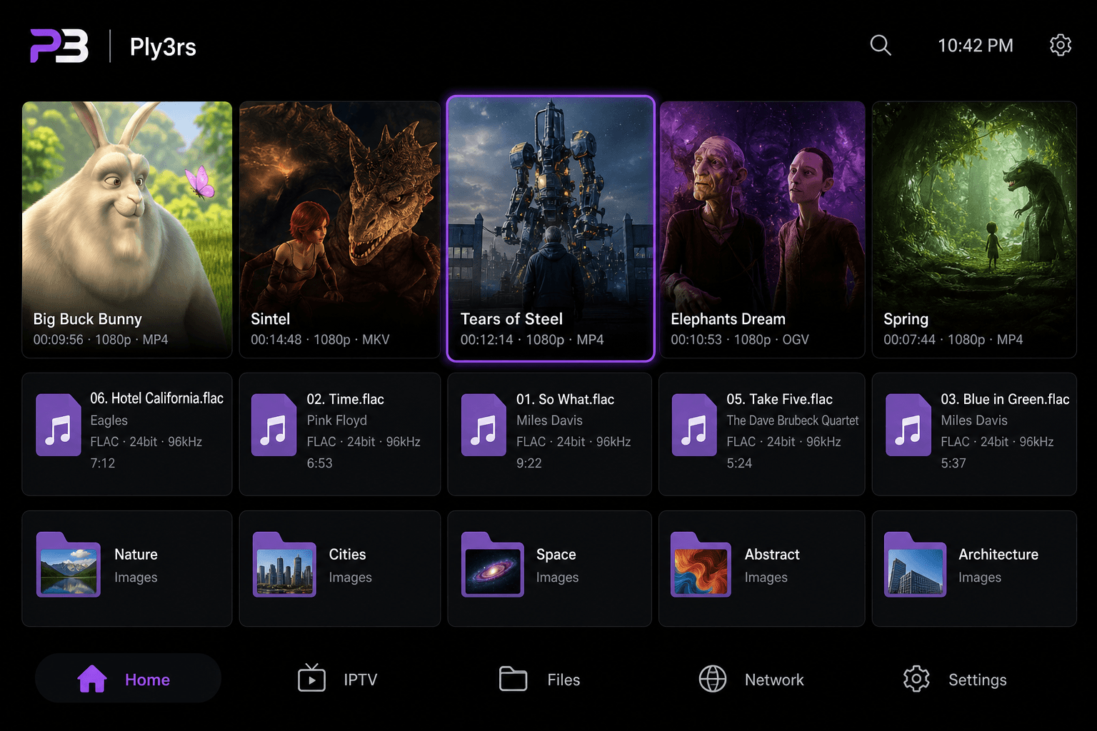 Ply3rs on Android TV